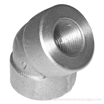 Forged Steel High Pressure Threaded/Sw 45 Degree Elbows